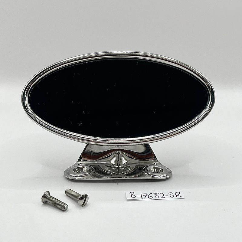 Rear View Mirror, Oval; Inside; 1932-48 Ford
