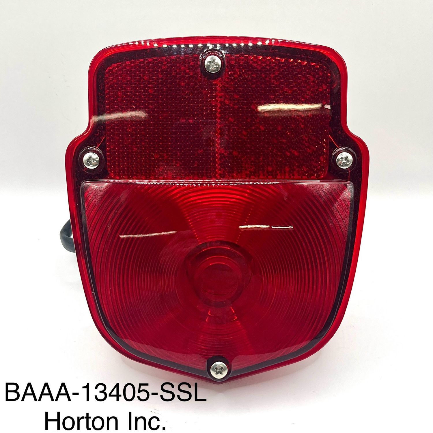 TAIL LIGHT F100 SS W/LICENSE LIGHT
