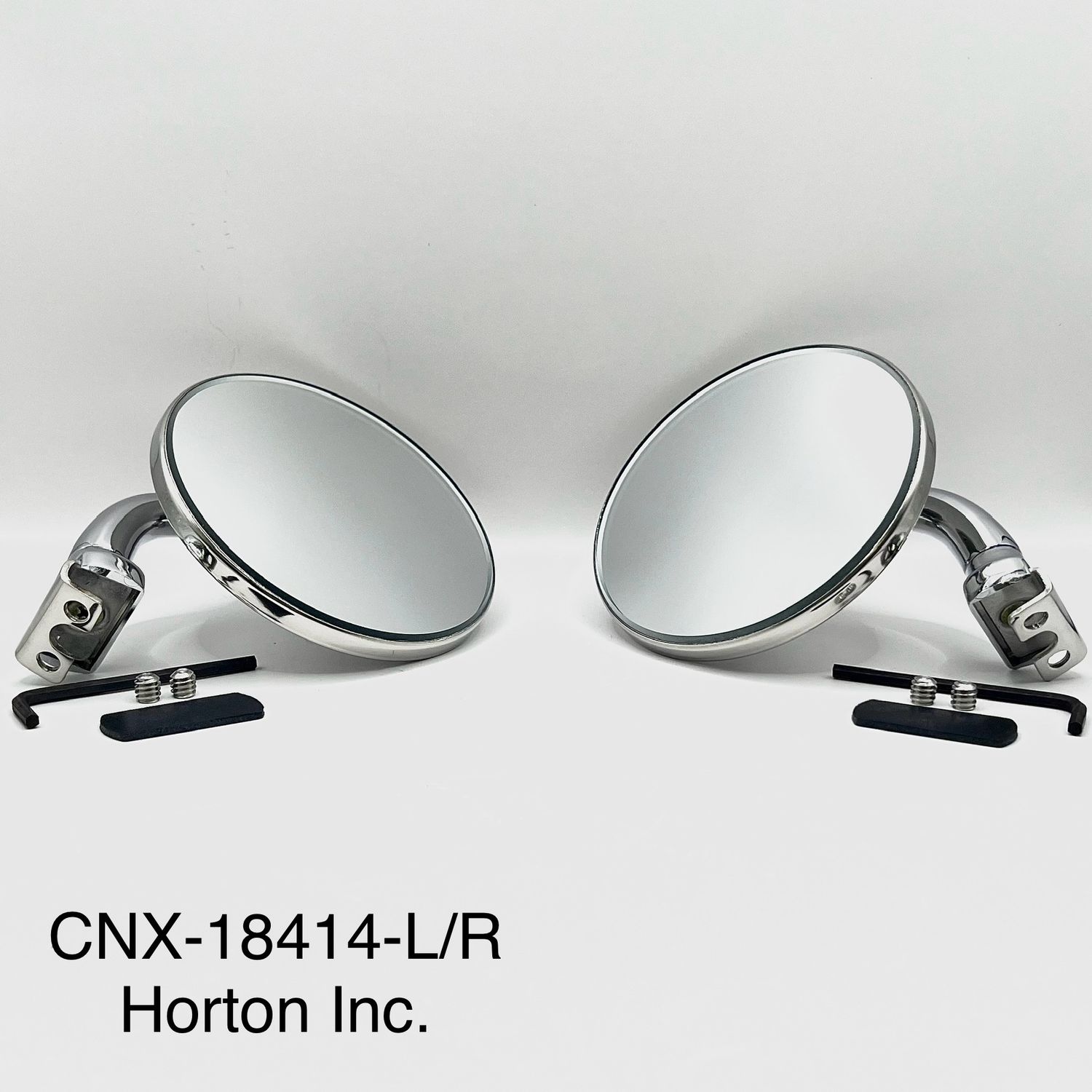 Peep Mirrors; 4&quot; Convex Lens; Left or Right; Pair