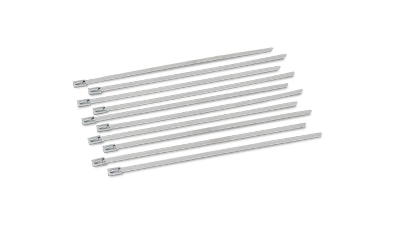Stainless Steel Cable Ties – 14.5&quot;, Pack of 10