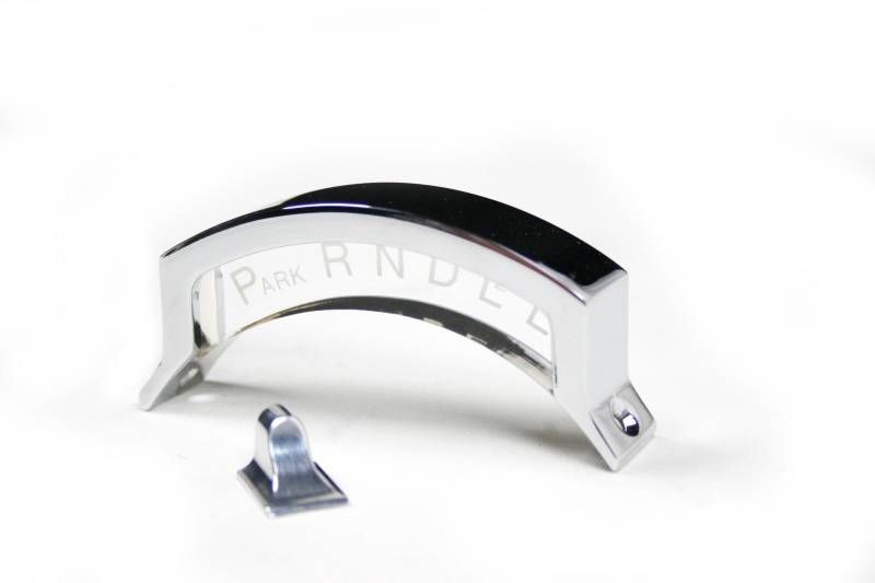 3-Speed Steering Column Shift Indicator with Chrome Aluminum Housing