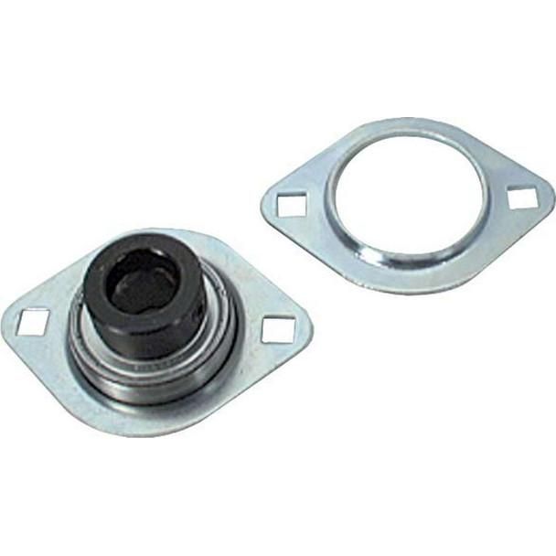 Flange Bearing – 0.757&quot; ID, Self-Aligning with Locking Collar