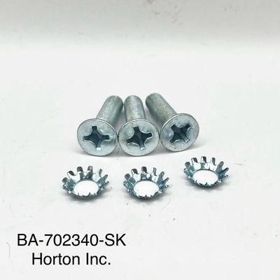 Door Striker Plate Screw Set; All 1950-up Fords