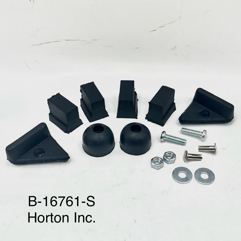 Hood Bumper Kit; 1932 Ford pass, 1932-34 Ford PU