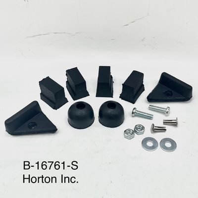 Hood Bumper Kit; 1932 Ford pass, 1932-34 Ford PU