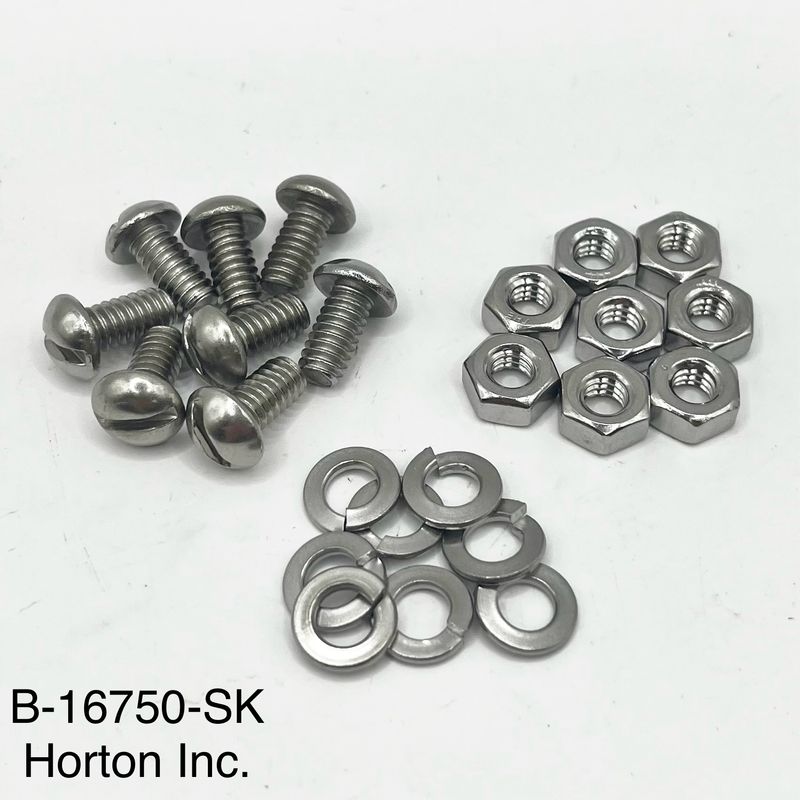 Hood Latch Mounting Hardware Set; 1932 Ford