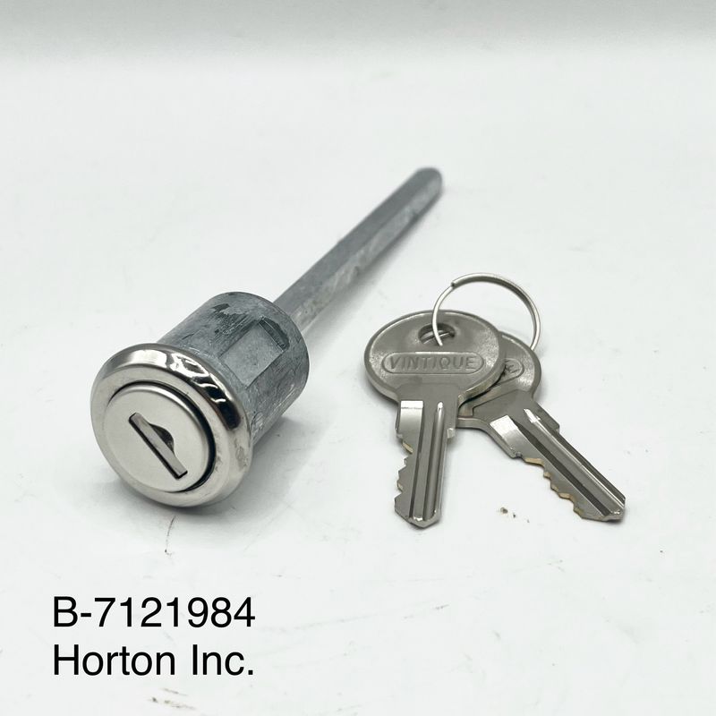 Door Lock Cylinder &amp; Keys; 1932-48 Ford pass &amp; pu