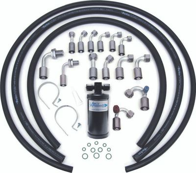 Beadlock Refrigerant Hose Kit with Drier – Standard Length, for R-134a