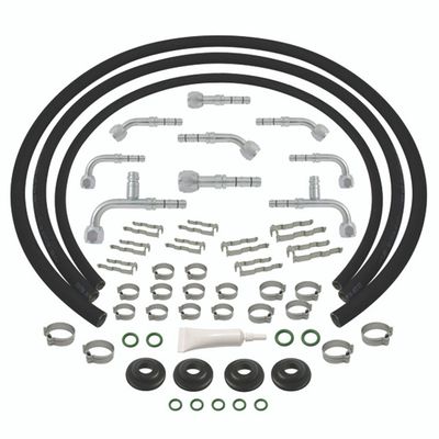 EZ Clip Universal A/C Hose Kit – with Fittings, Cages, and Clips