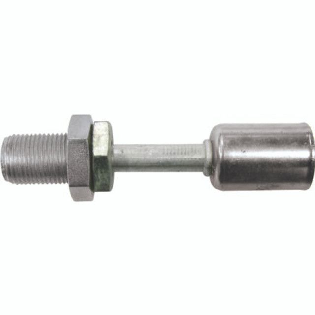 Straight Bulkhead Beadlock Male Fittings – #6, #8, #10 Hose