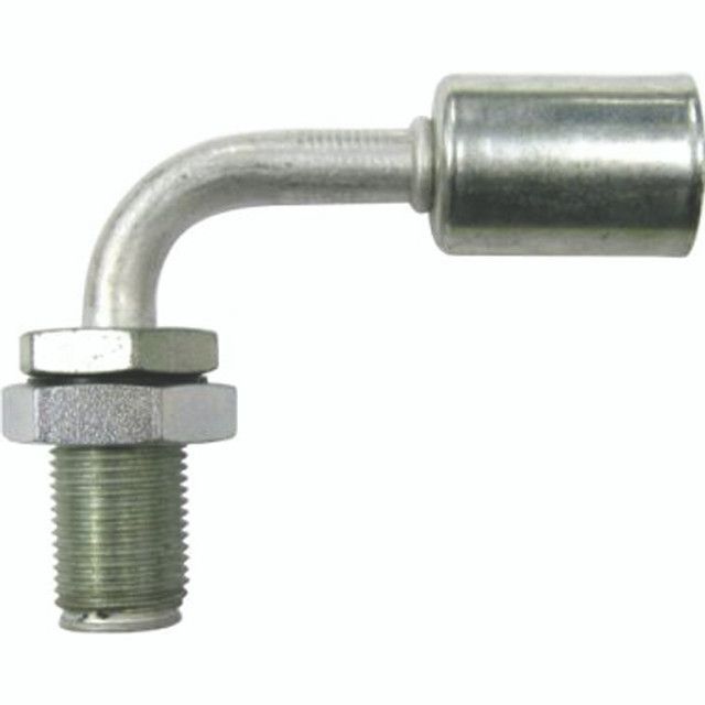 90° Bulkhead Beadlock Male Fittings – #6, #8, #10 Hose
