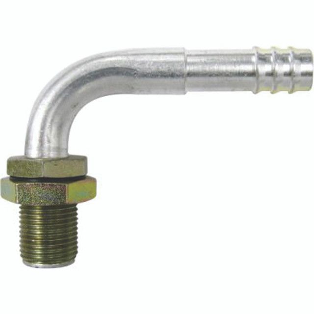 90° O-Ring Bulkhead Heater Fitting – 5/8" Hose, #10