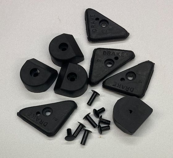 Hood Bumper Kit; 1935 Ford car, 35-37 Ford pu