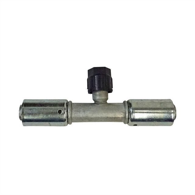 Beadlock O-Ring Fittings with 134a Service Port – In-Line, Reduced Barrier Hose, #8 and #10