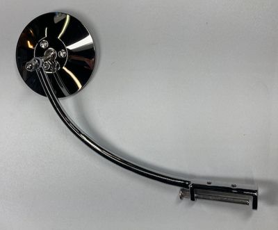 Mirror; Hinge Pin; Curved Arm;  1935-40 Ford pass, 1948-52 Ford pu. D or P