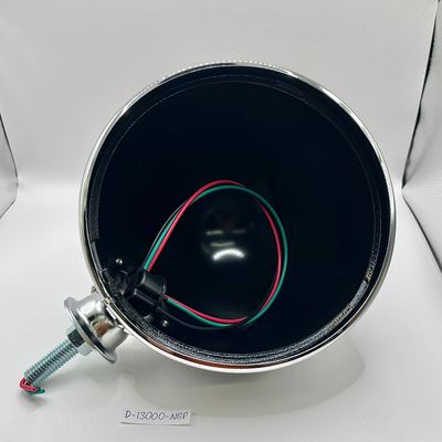 Headlight Bucket; Black; Pair