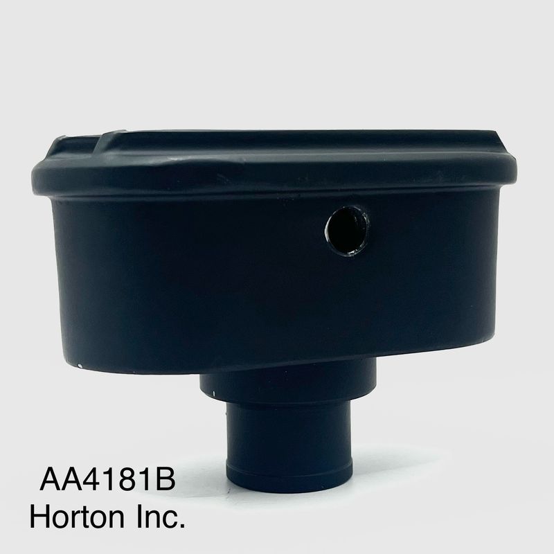 Black Finned Oval Breather with Tube