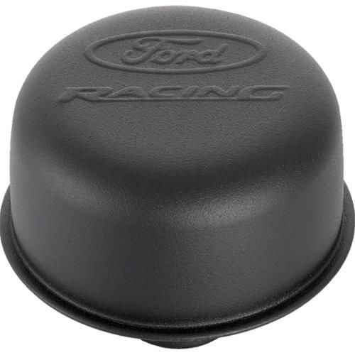Push-On Valve Cover Breather Cap – Black with Ford Racing Logo