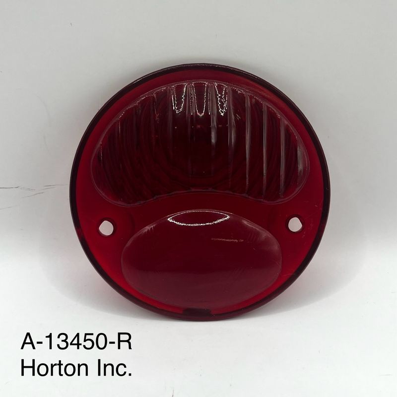 Tail Lamp Lens; 1928/31; Solid Red