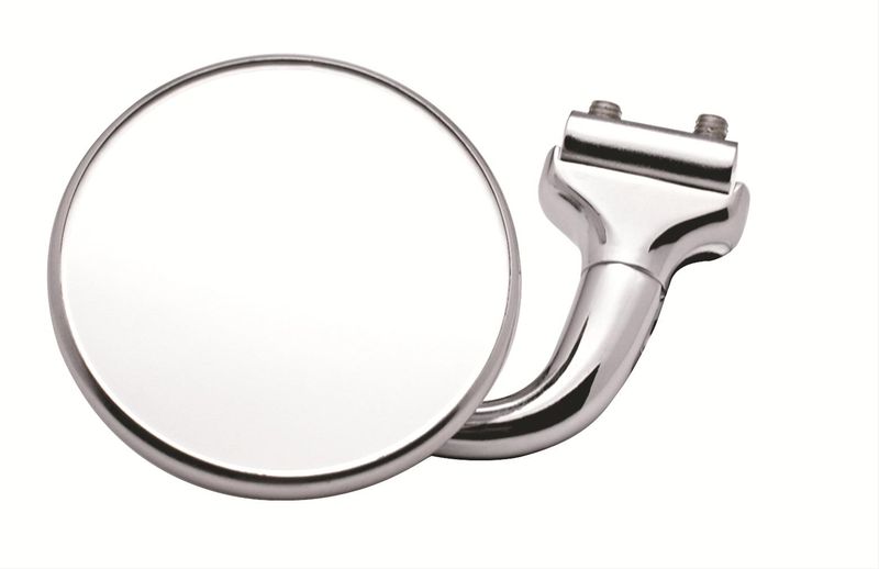 4" Curved Arm Peep Mirror with Convex Glass