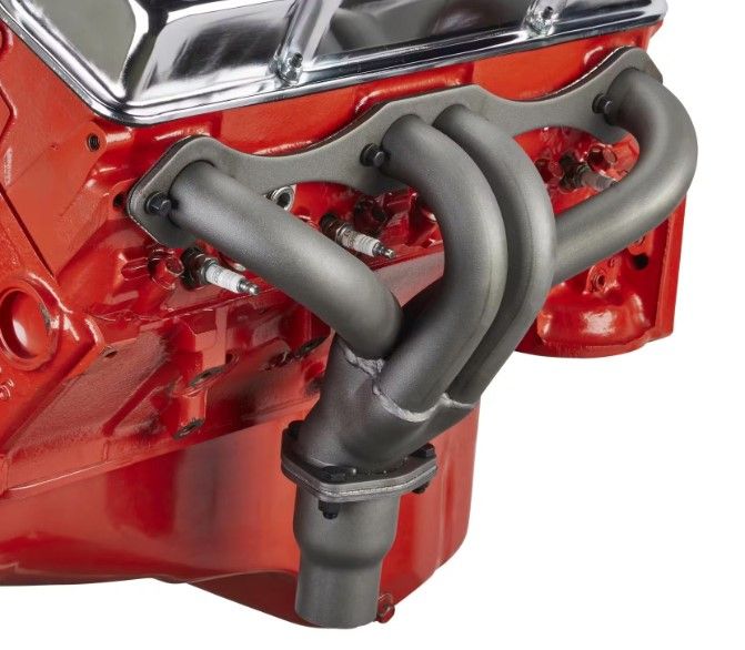 Small Block Chevy Hugger Tight Fit Headers, Raw Finish