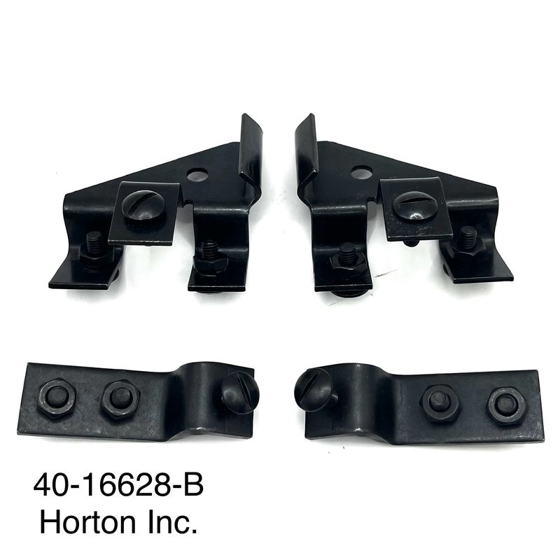 Radiator to Grille Bracket Set; 1933 Ford