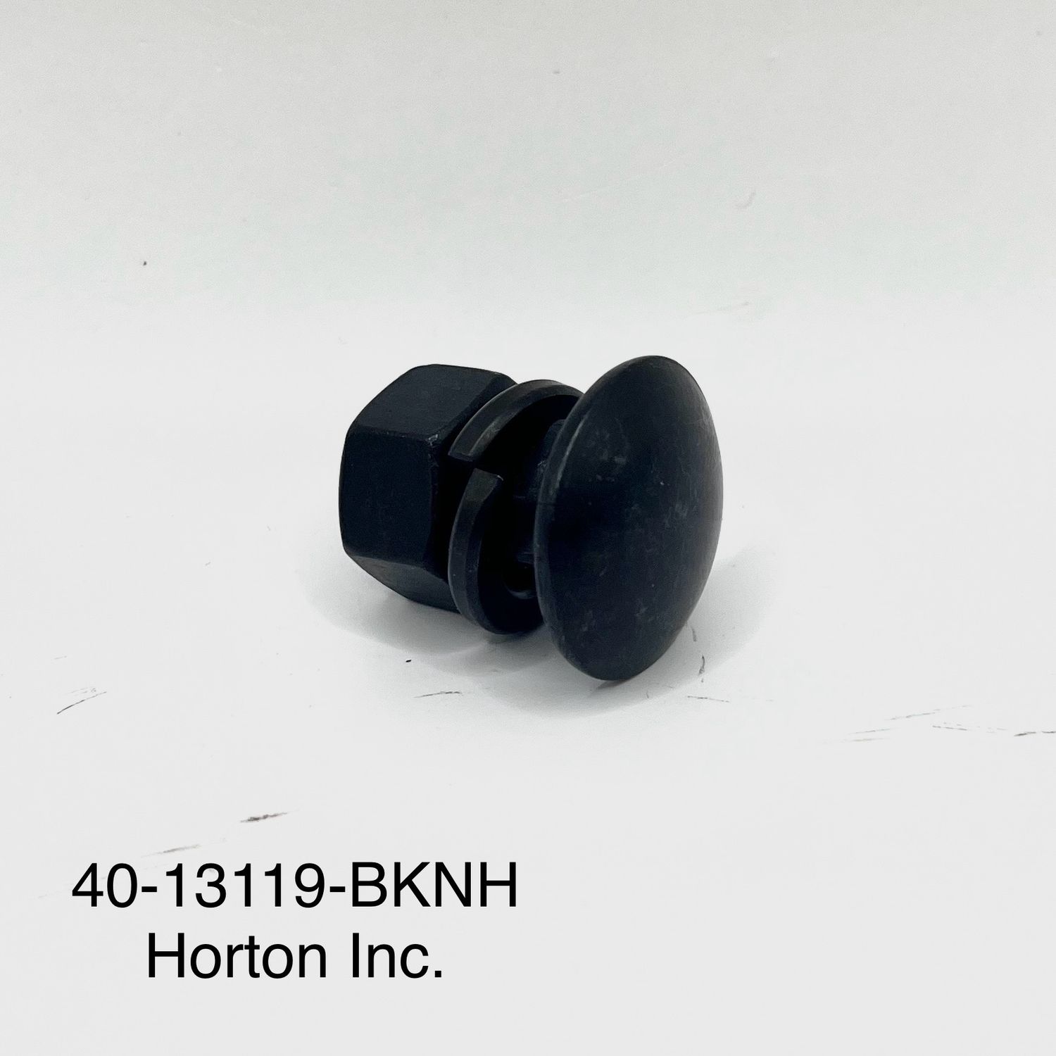 Head Lamp Stand Mounting Bolt; 1933/34 Ford pass &amp; 35/37 PU. Black. No hole in center