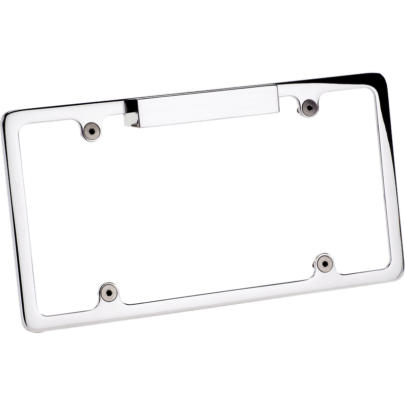 Recessed License Plate Frame – Lighted, Plain
