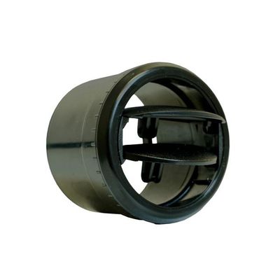 Standard Series Adjustable Double Vane Louver for 2.5-Inch Hose – All Black