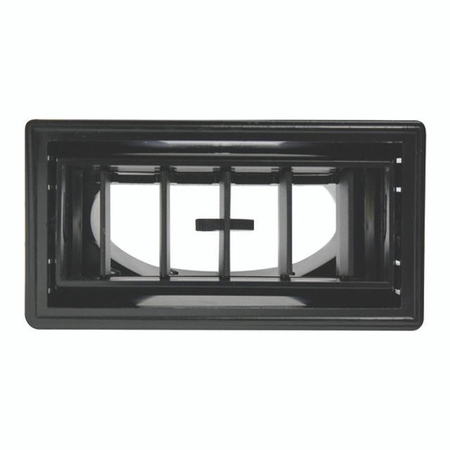 Louver for 2.5-Inch Hose – All Black, 3.875-Inch x 2-Inch
