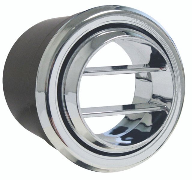 Standard Series Double Vane Louver for 2.5-Inch Hose – All Chrome