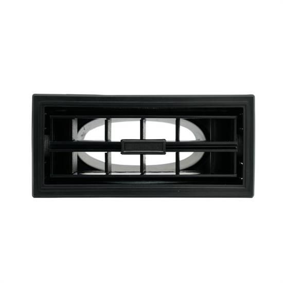 Rectangular Through-Dash Louver – All Black, 5.25" x 2.50"
