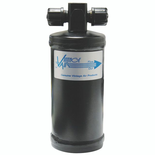 Standard A/C Receiver-Drier with Switch Port – Black, 2.5&quot; x 6&quot;