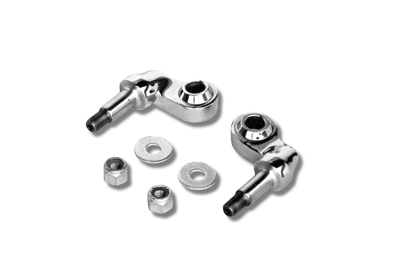 Bolt-On Lower Shock Mounts – Chrome or Painted, Pair