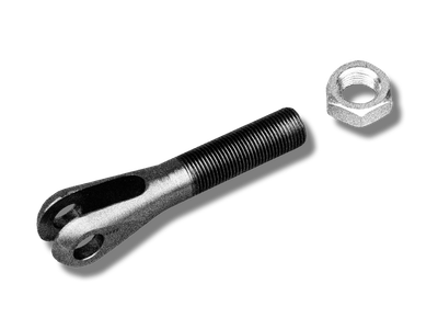 Clevis &amp; Jam Nut – 5/8"-18 Thread, Chrome or Zinc, Each