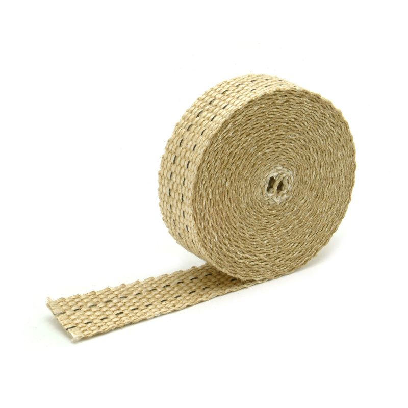 Tan Glass Fiber Exhaust Wrap – 1" x 15'