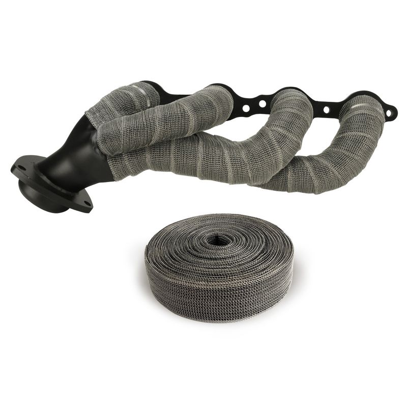 Black EXO Series Exhaust Wrap – 1-1/2" x 20'