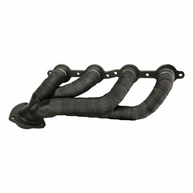Black Glass Fiber Exhaust Wrap – 2" x 15'