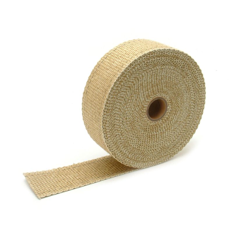 Tan Glass Fiber Exhaust Wrap – 2" x 50'