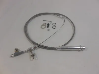 GM 700R4 Kickdown Cable Kit – Braided Stainless