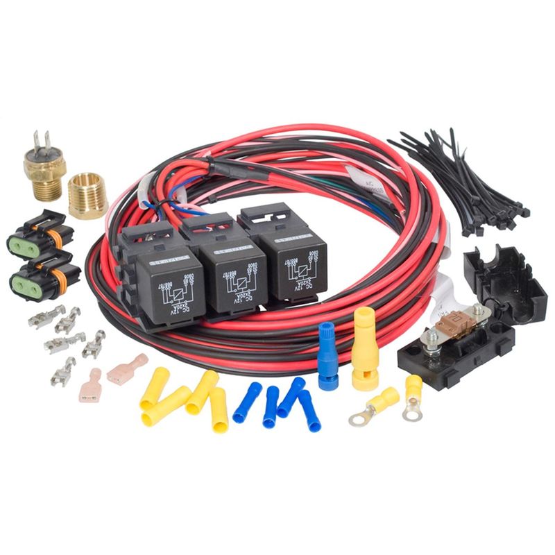 Dual Fan – Dual Activation Fan Relay Kit (185°F On / 175°F Off)