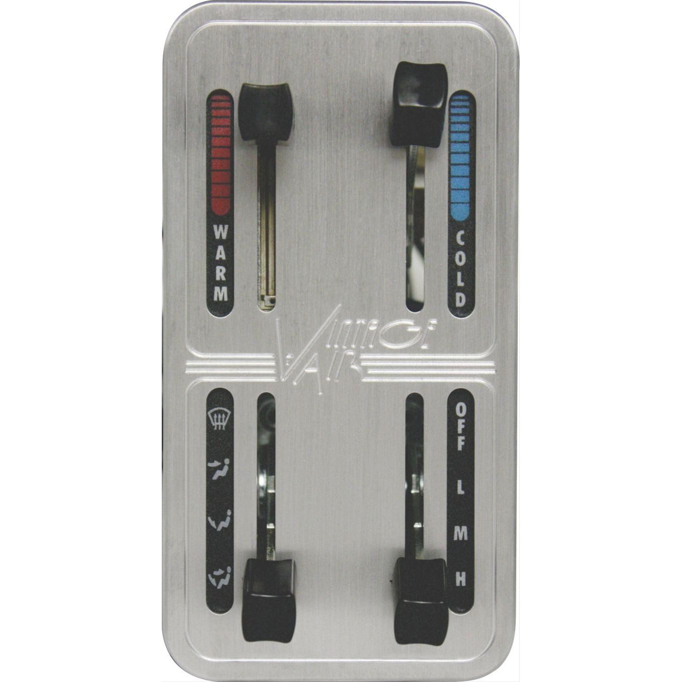 Vintage Air Gen-II Machined Face Panel – Polished Aluminum