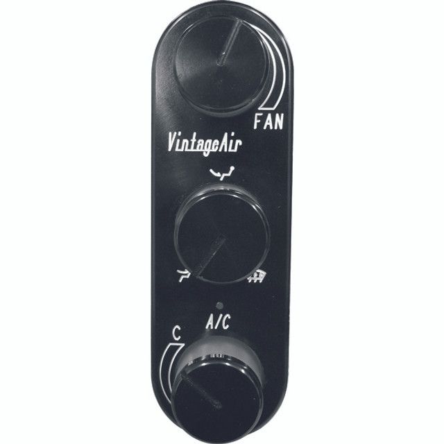 Gen-IV ProLine 3-Knob Control Panel – Black Anodized