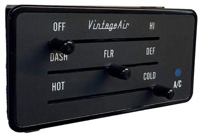 Gen-IV ProLine 3-Lever Rectangular Control Panel – Black