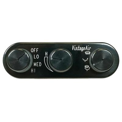 Gen-II ProLine 3-Knob Heater Control Panel – Black Anodized
