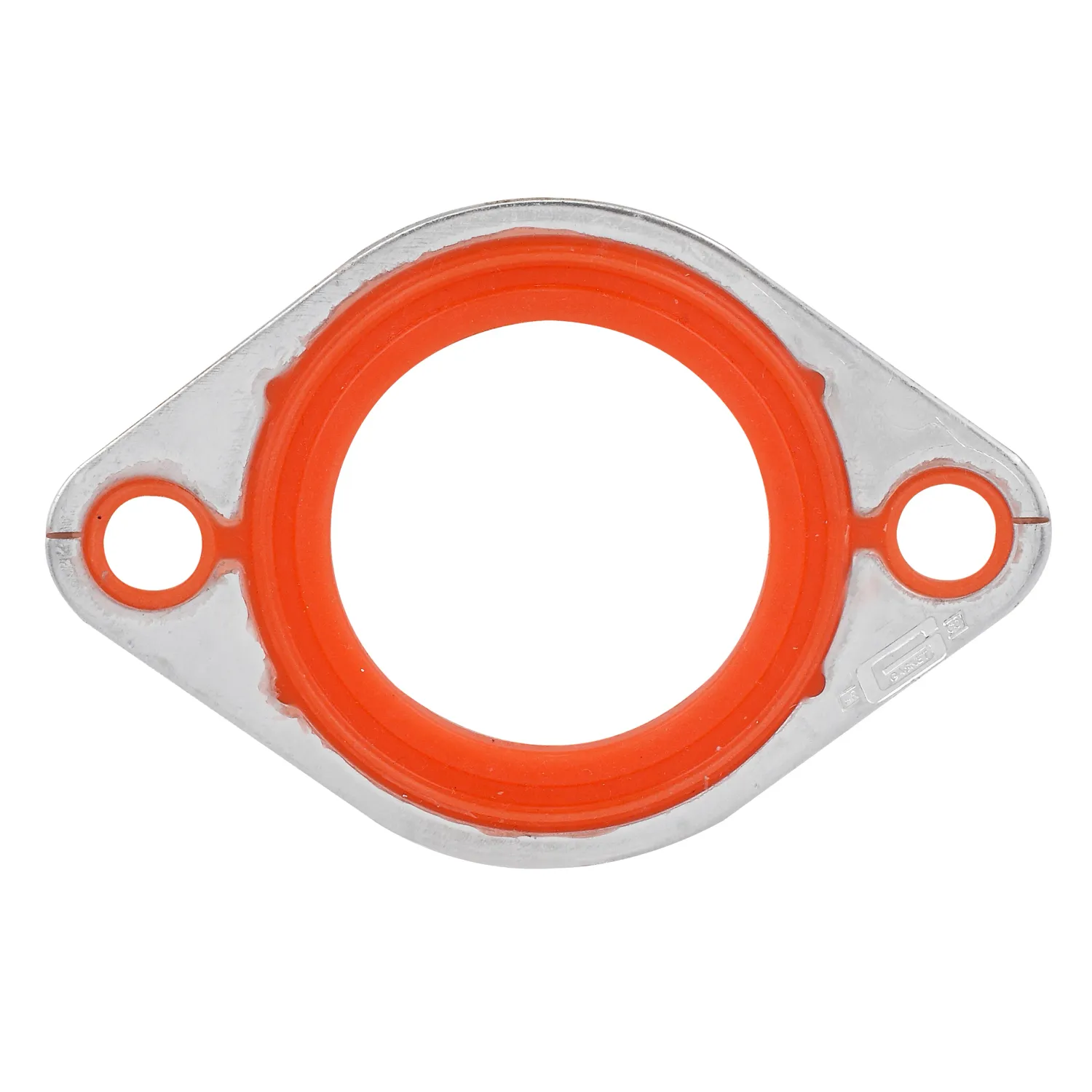 Thermostat Housing Gasket – Molded Rubber on Aluminum Carrier