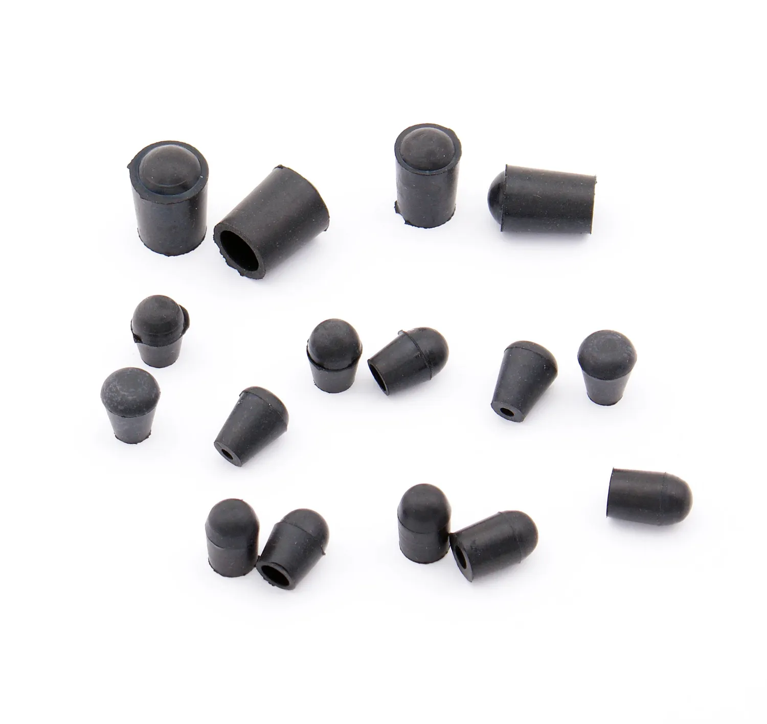 Vacuum Cap Assortment – 16-Piece Buna-N Rubber Set
