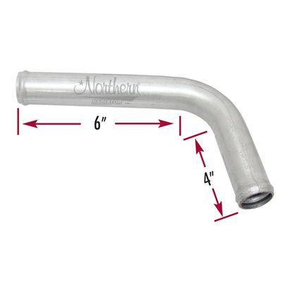 75 Degree Bent Steel Radiator Tube – 1 1/4" Diameter