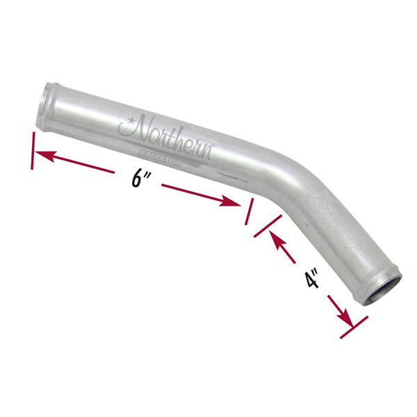 45 Degree Bent Steel Radiator Tube – 1 3/4&quot; Diameter