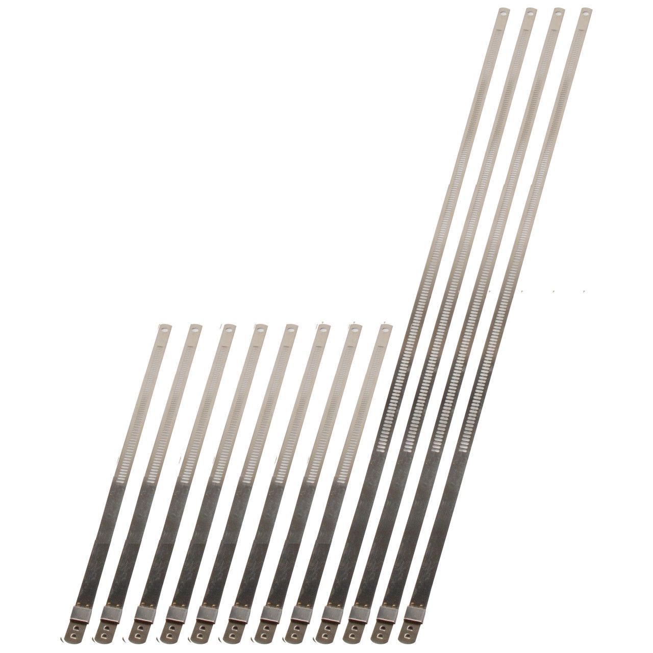 Stainless-Steel Positive Locking Ties – 8mm Variety Pack (9&quot; &amp; 20&quot;)